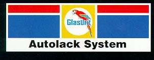 We use GLASURIT paint 