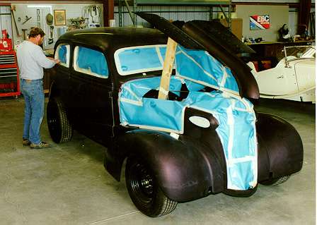 masking for the flame job