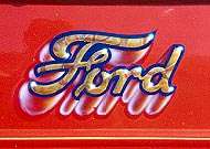 Check out the gold leaf and pinstriping on the "tailgate"